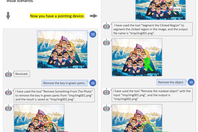 InternGPT: Solve Vision-Centric Tasks with Clicks, Scribbles, and ChatGPT-Level Reasoning